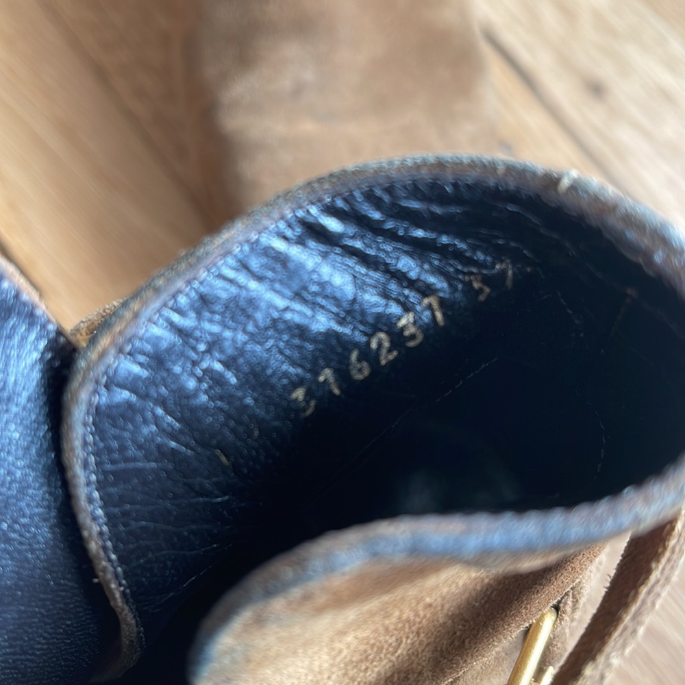 Saint Laurent Suede Blake Jodhpur Ankle Boots - Picture 5 of 5